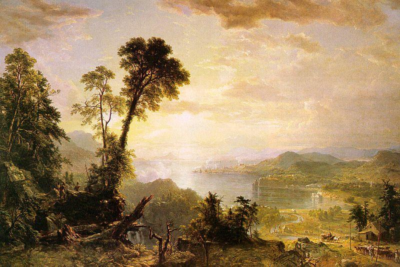 Asher Brown Durand White Mountain Scenery Norge oil painting art